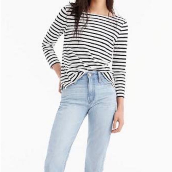 JCrew Red Striped T - Picture 2 of 8